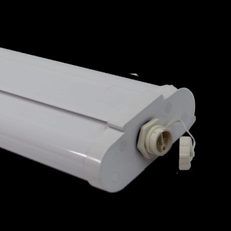 Tri-proof 120cm 50W 4000K 128lm-w dubbele IP67 connector bovenkant detail