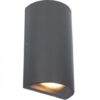 Buitenlamp 2xGU10 up&down rond antraciet Buiten