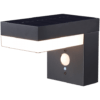 Wandlamp Solar 6W 2700K vierkant zwart met bewegingsmelder 2