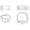 Led dimmer 230v 400w draadloos maten