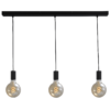 Hanglamp Tessi 3 x E27 Zwart