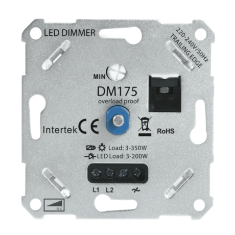 Dimmer 3-175W met Hotelschakeling