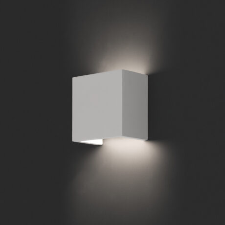 Faro Oslo wandlamp wit 125x125 sfeer