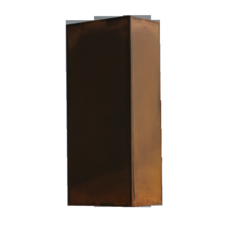 Wandlamp 22x10 3045 roest