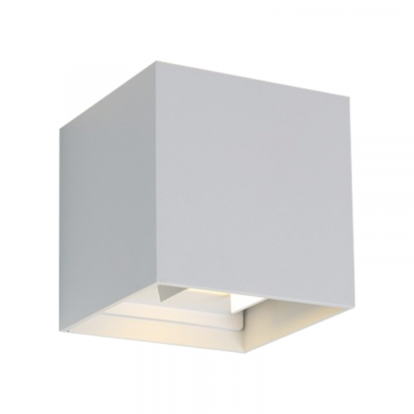 Wandlamp 10x10x10 2x3W 3000K Wit