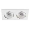 Faro Argon inbouwspot dubbel 232x115mm wit