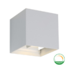 Wandlamp 10x10x10 2x3W DTW Wit