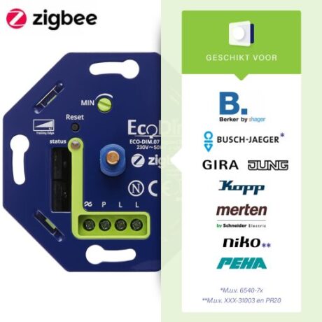 Zigbee led dimmer draai 0-200W universeel-3