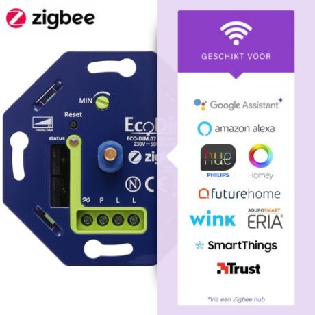 Zigbee led dimmer draai 0-200W universeel-4