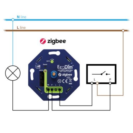 Zigbee led dimmer draai 0-200W universeel-5