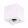 Opbouwspot GU10 83x83x80mm wit