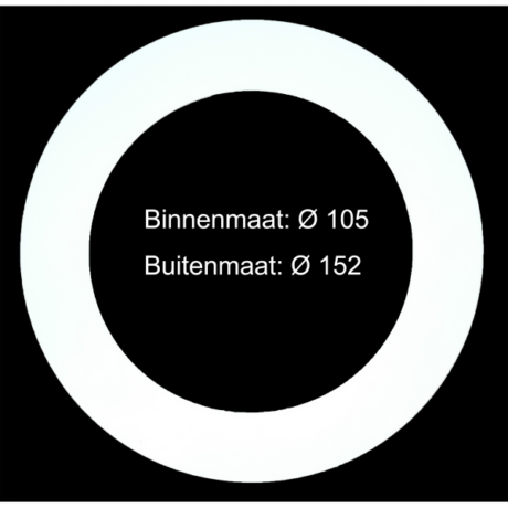 Opvulring Ø105-152 wit