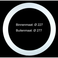 Opvulring Ø227-277 wit