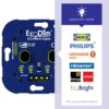 Zigbee duo led dimmer druk en draai 2×0-100W-5