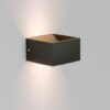 Wandlamp 10x10x6 6W 2000-3000K zwart sfeer