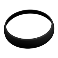 Zwarte ring voor Plafonnière 320mm 12W 3000 4000 6000K met sensor IP54