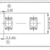 Clip Transparant 12m 6pin draad naar strip maten