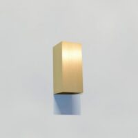 Wandlamp 2xGU10 6,6x6,6 H15,4 mat goud