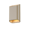 Wandlamp 2x6W 2700K dimbaar champagne