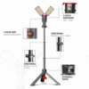 LED werklamp op statief 2x50W CCT switch-2