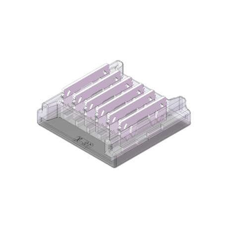 Ledstrip connector COB strip naar strip 6 pin RGB en CCT