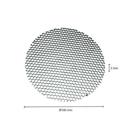 Lens anti-verblinding zwart maten