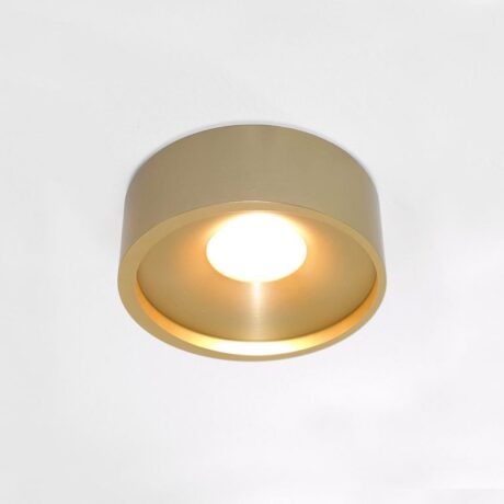 Plafondlamp 14cm 10w 2700K Dimbaar Goud